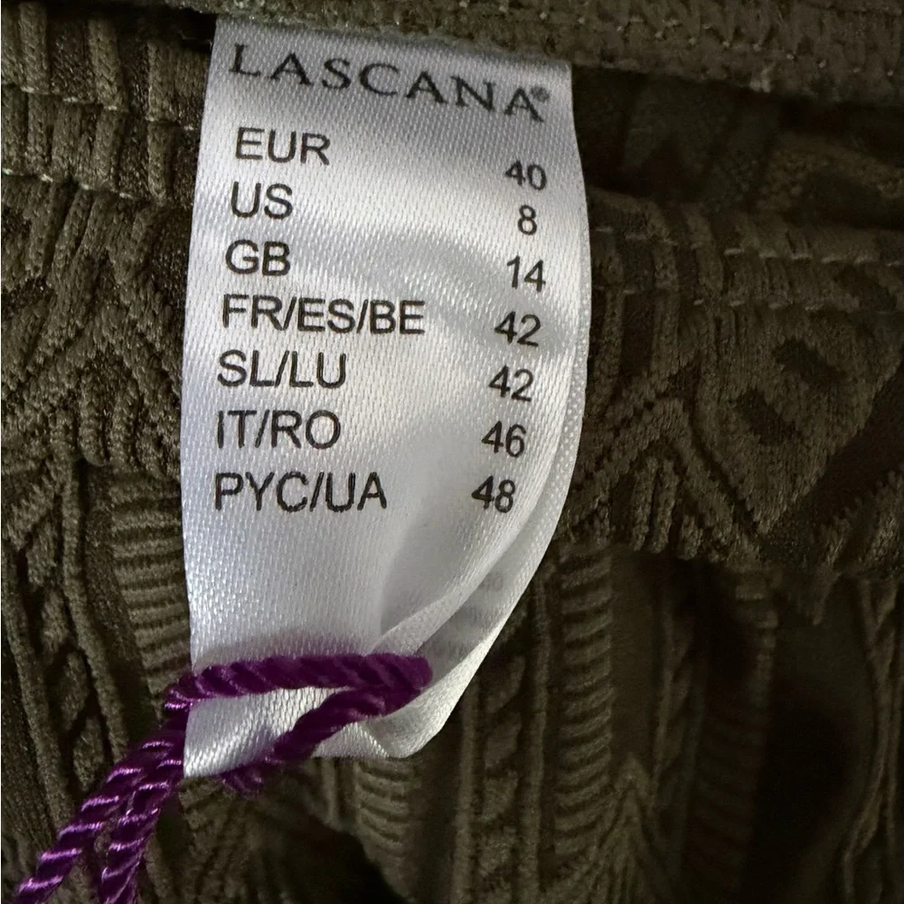 LASCANA Olive Green Geometric Bikini Set - Picture 2 of 2